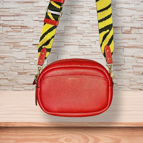 Coach Lunar New Year Tiger Red Crossbody Bag with Bold Strap NWOT